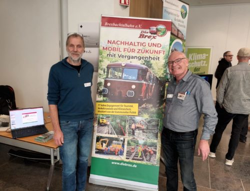 Brexbachtalbahn beim Landtag Rheinland-Pfalz