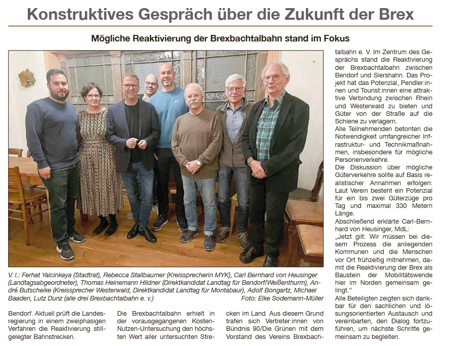 Bericht im Kleeblatt