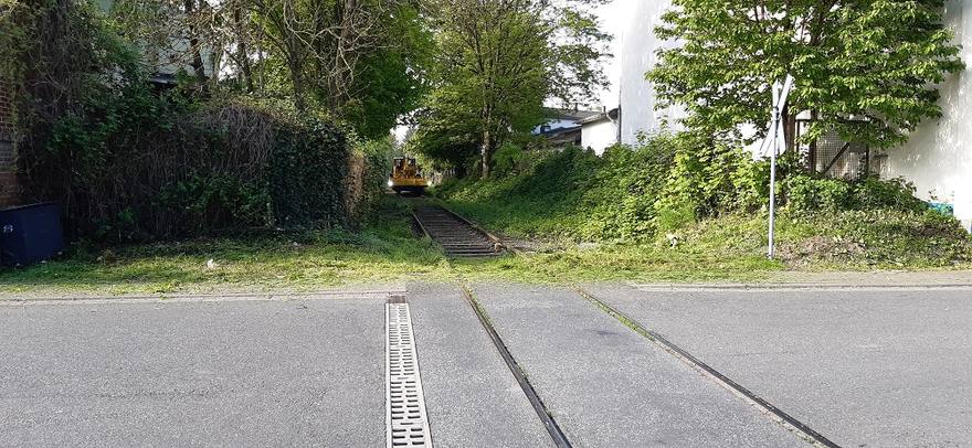 Bahnübergang Horchemsweg in Bendorf, heutiger Zustand